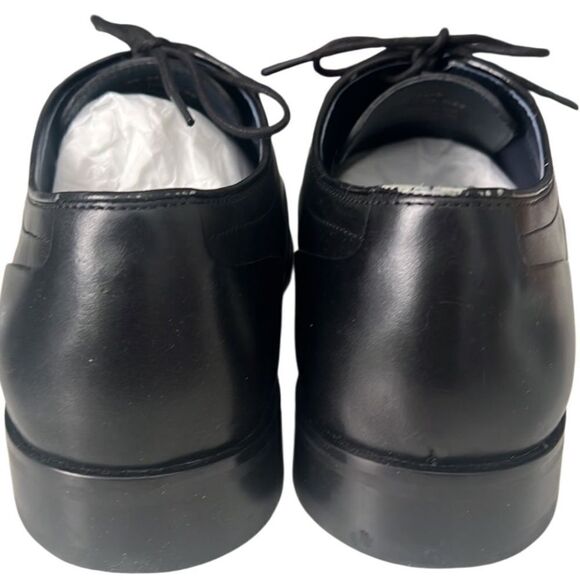 Johnston & Murphy Stockton Black Leather Cap Toe Lace Up Size 11 - Picture 3 of 13